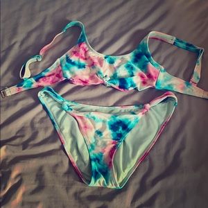 tie dye bikini